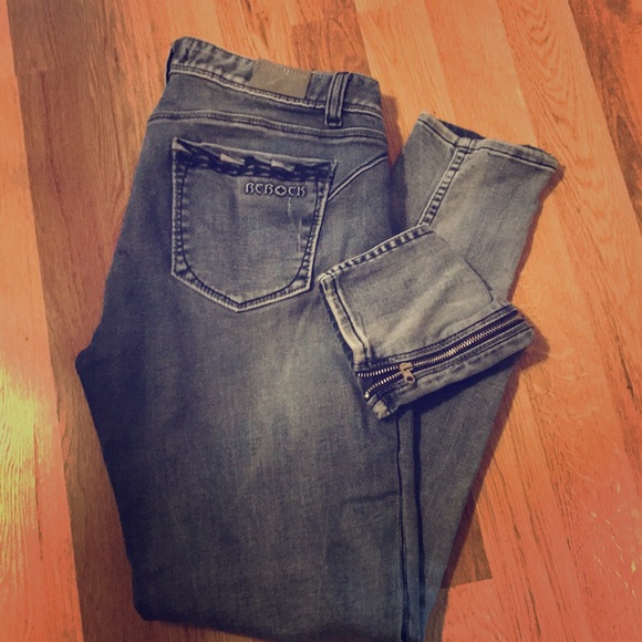 Express REROCK low rise Ankle zip Jean legging - Picture 1 of 5